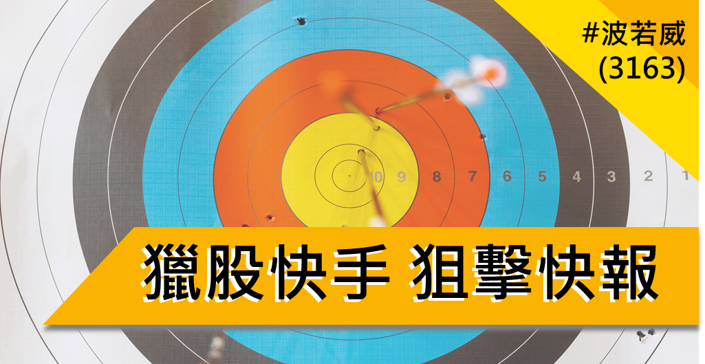 【3/18獵股快手 - 狙擊快報】波若威(3163)前日漲停開鎖轉空頭,當沖放空賺6%!