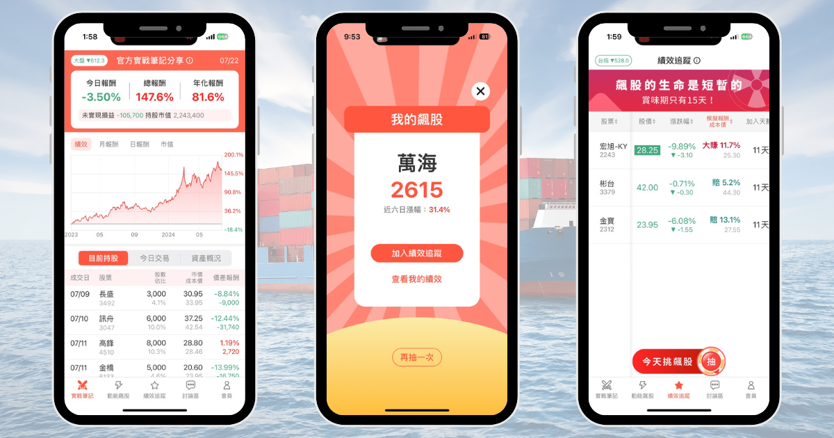 【個股分析】中美關稅戰緩解，「航運股」波段飆85％。利用動能選股挑出潛力標的！