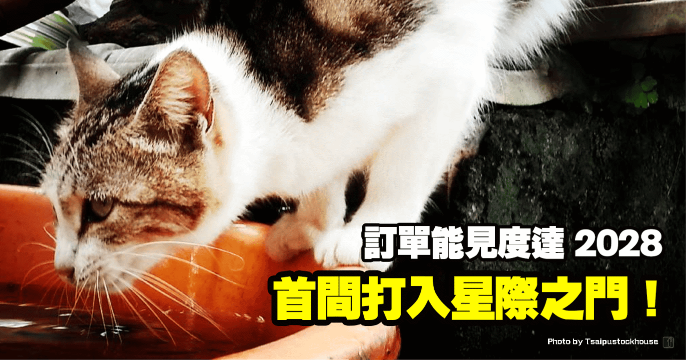 首間打入星際之門!訂單能見度達 2028
