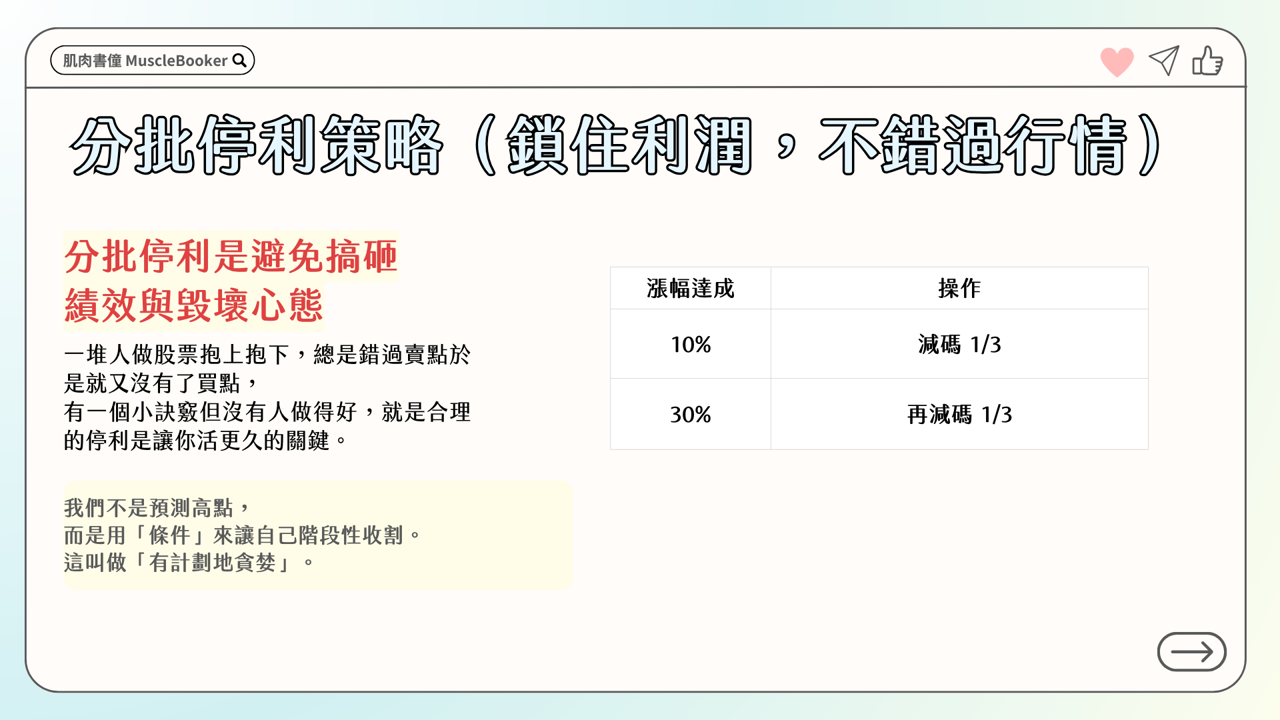 【教學篇】打造穩健勝率交易心法：股票加減與減碼原則