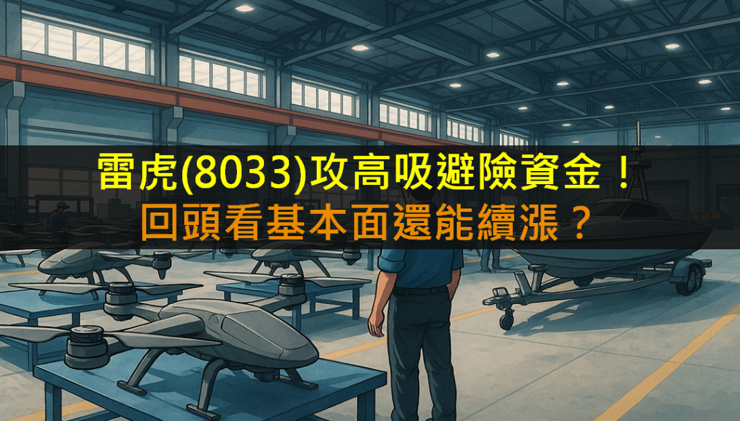 雷虎(8033)攻高吸避險資金!回頭看基本面還能續漲?