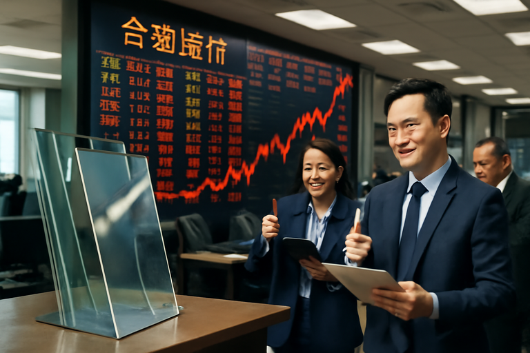 台玻今日爆量漲停，成交量達16.5萬張