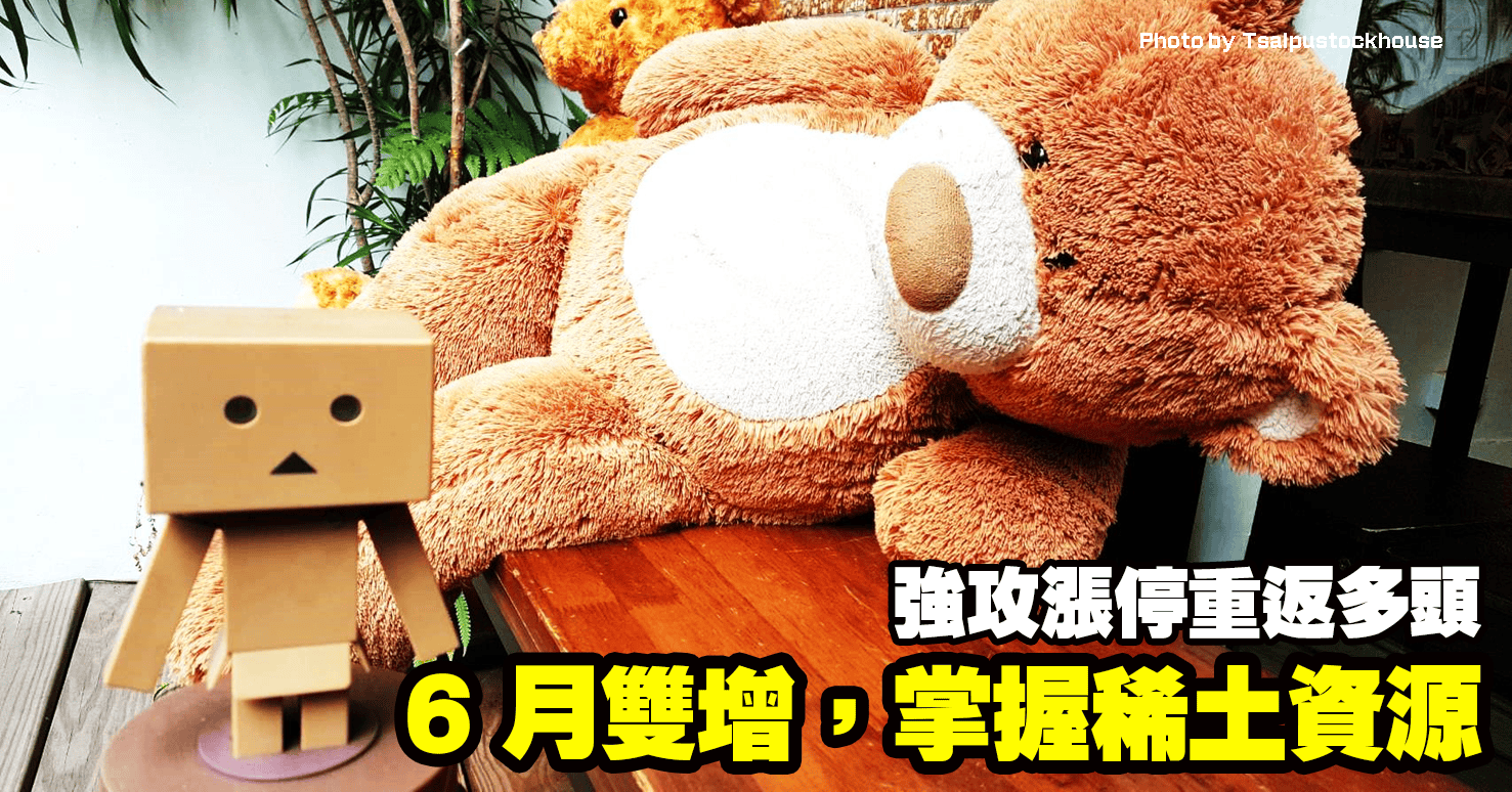 6 月雙增，掌握稀土資源，強攻漲停重返多頭