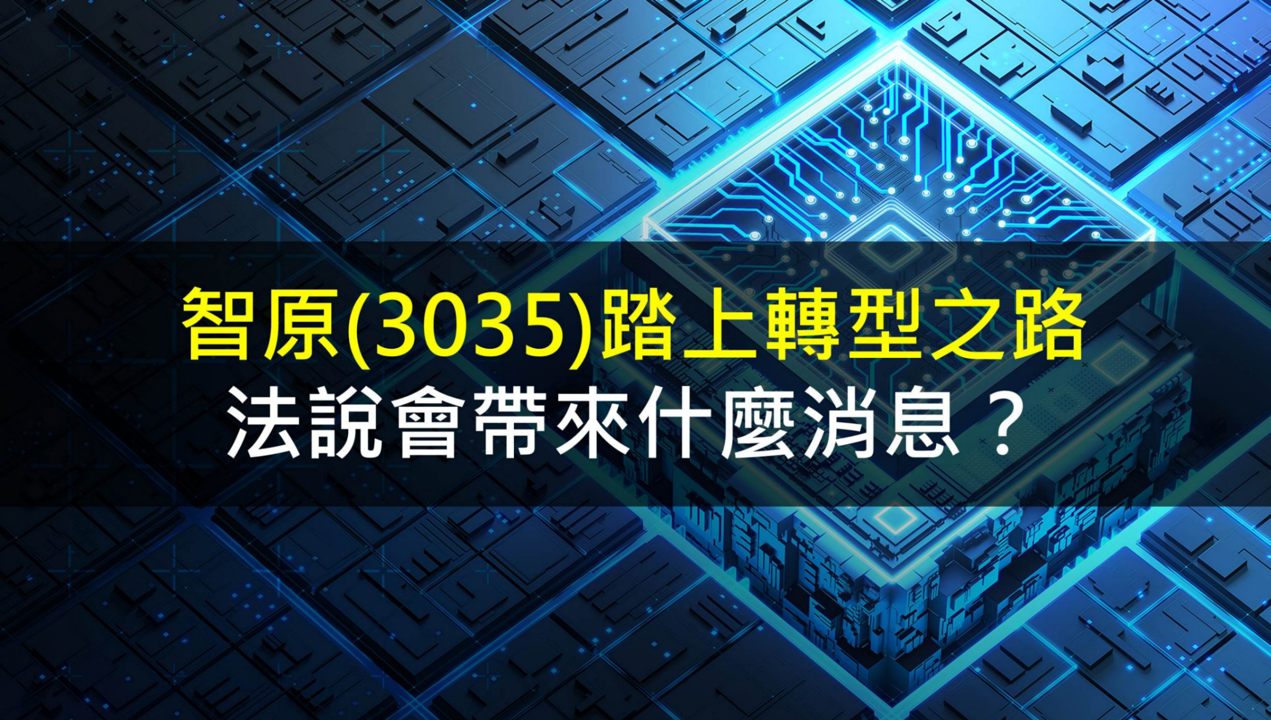 智原(3035)踏上轉型之路,法說會帶來什麼消息?