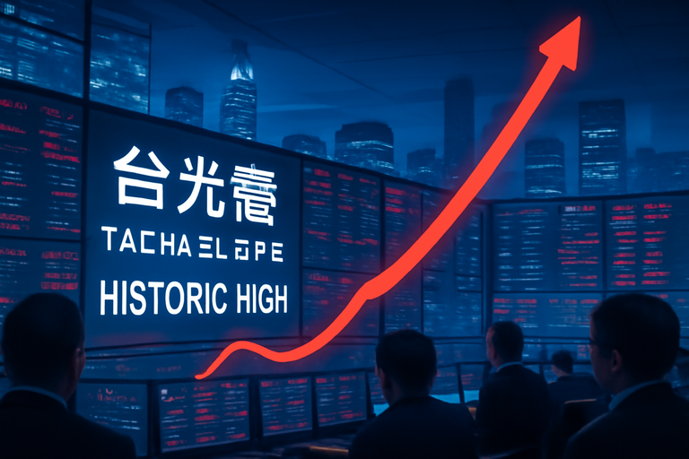 台光電上半年大賺兩股本，股價飆至1,105元創新高