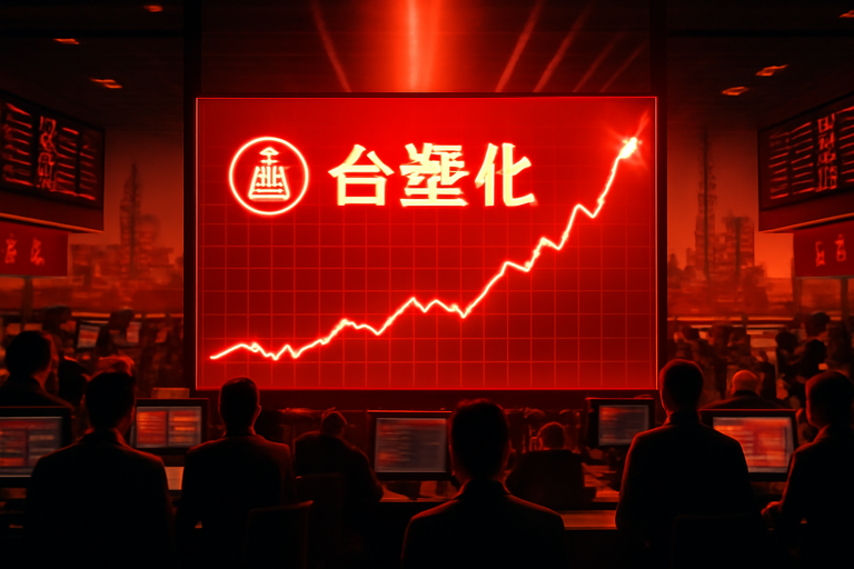 台塑化近日股價走高，法人買盤進駐，技術面優勢