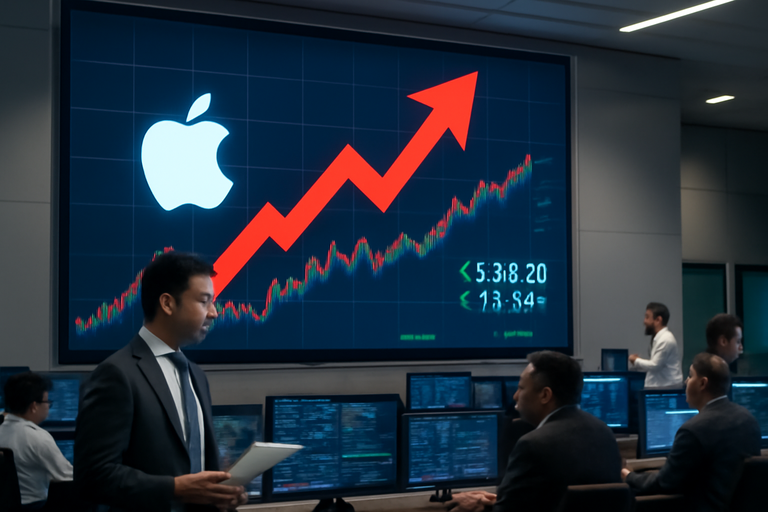 AAPL 宣布 1000 億美元投資,美股應聲上漲 3%