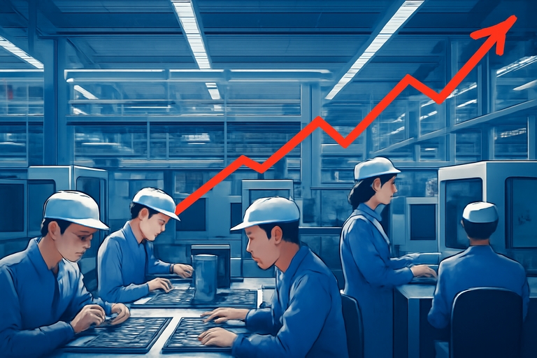 南亞7月營收成長，電子旺季帶動需求