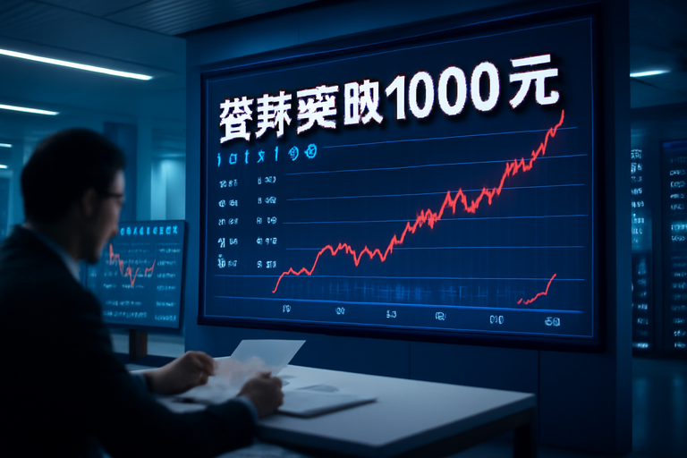 智邦最新股價突破千元,創下網通股新紀錄