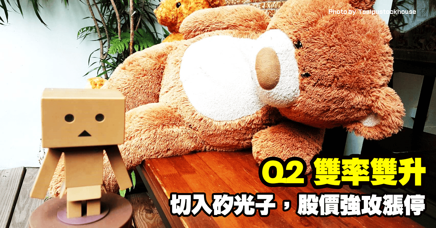 Q2 雙率雙升,切入矽光子,股價強攻漲停