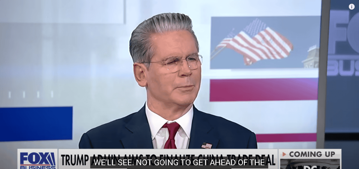 【匯金油整理】貝森特：完成協議越多，法院越難做不利裁決