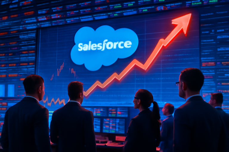 Salesforce股價飆升,市場預期投資人行動再現
