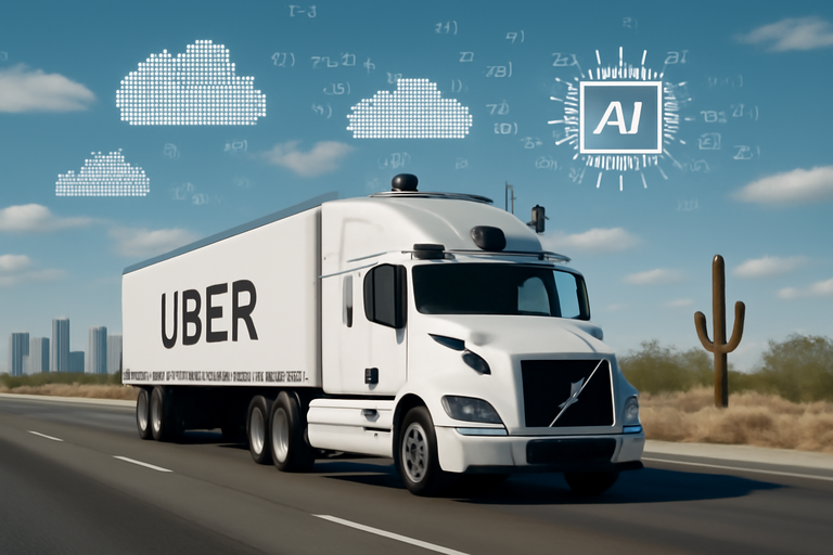 【美股動態】Uber高層投奔AI卡車,貨運變陣成利多或風險