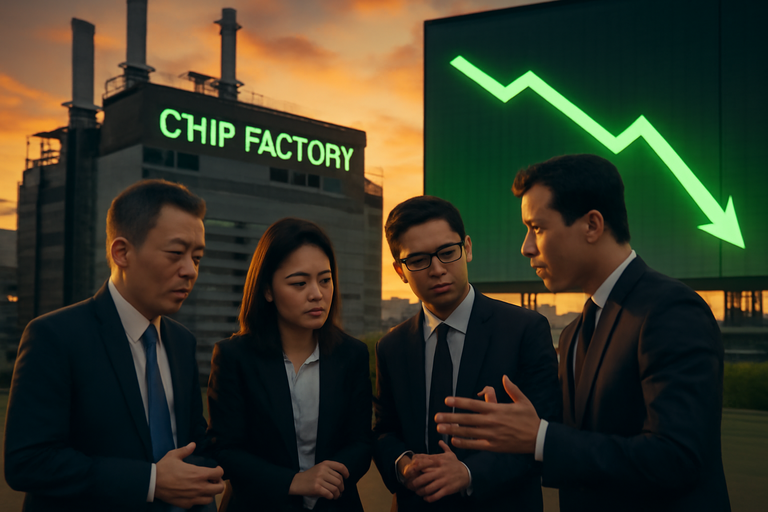 台積電股價下跌，美國政府考慮取得晶片廠股份