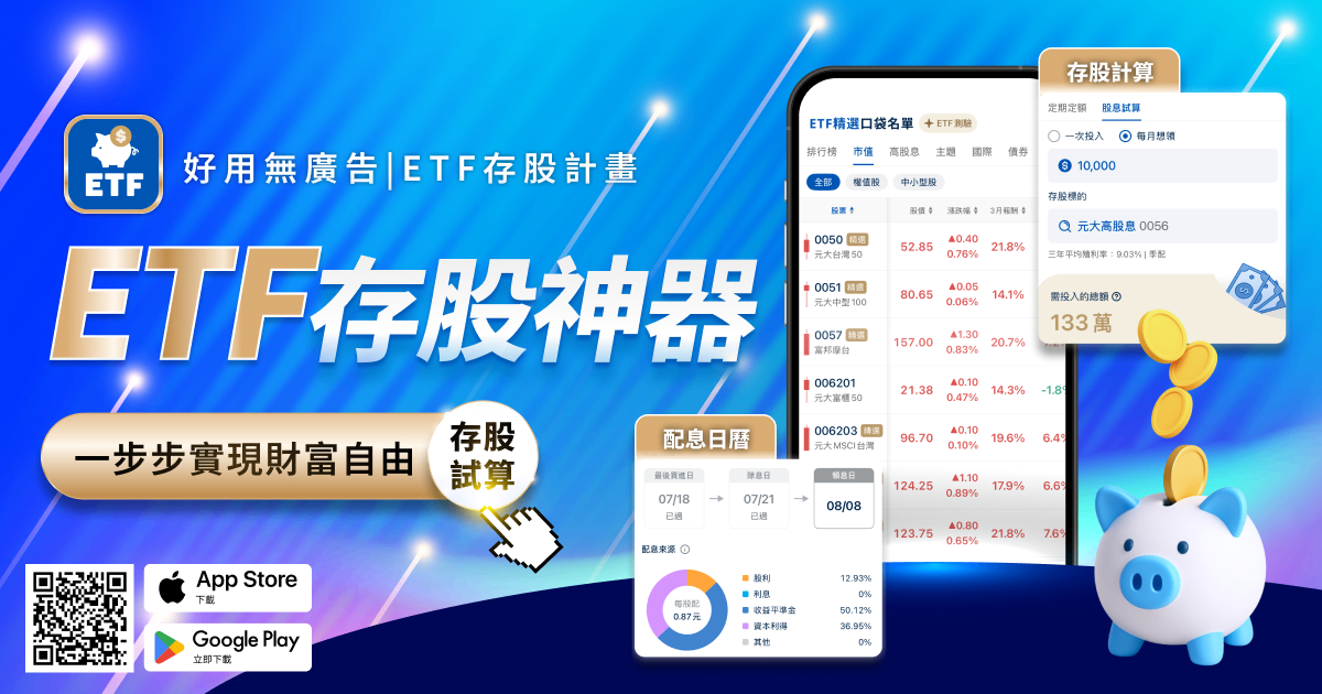 2025 好用無廣告的ETF APP推薦！存股、投資ETF必備工具！
