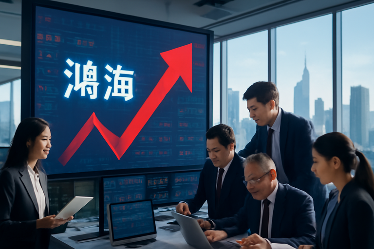 鴻海近日股價上漲5.5元，影響大盤指數約25點