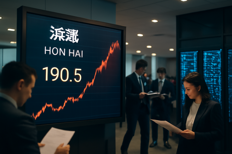 鴻海最新股價走勢,法人買超15.1萬張