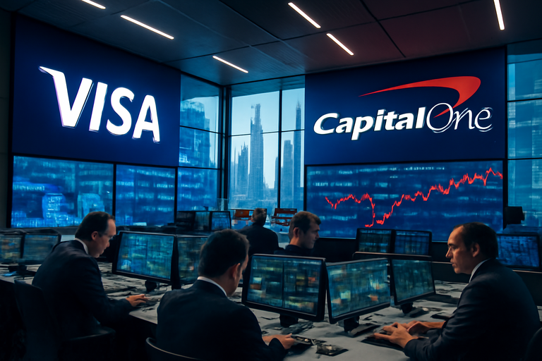 【美股動態】Visa面臨CapitalOne競爭威脅