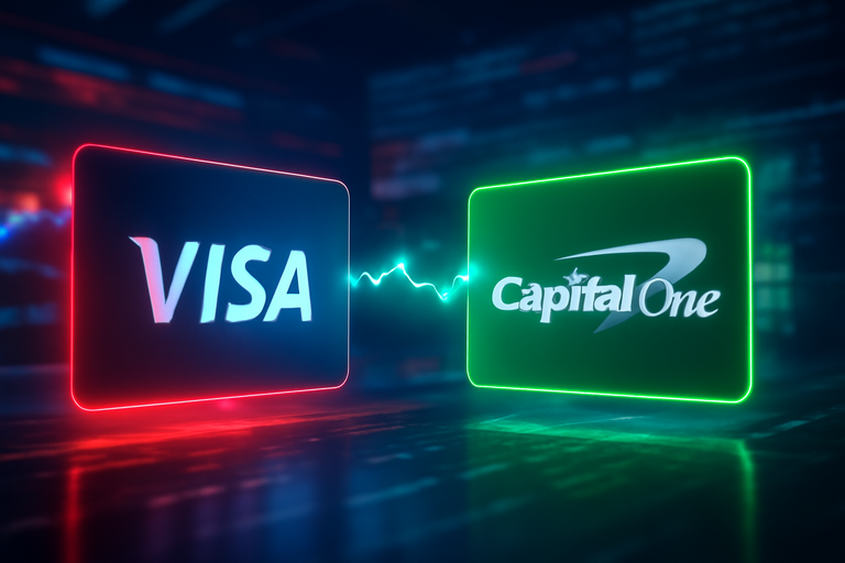 Visa面臨Capital One挑戰，支付網絡競爭加劇