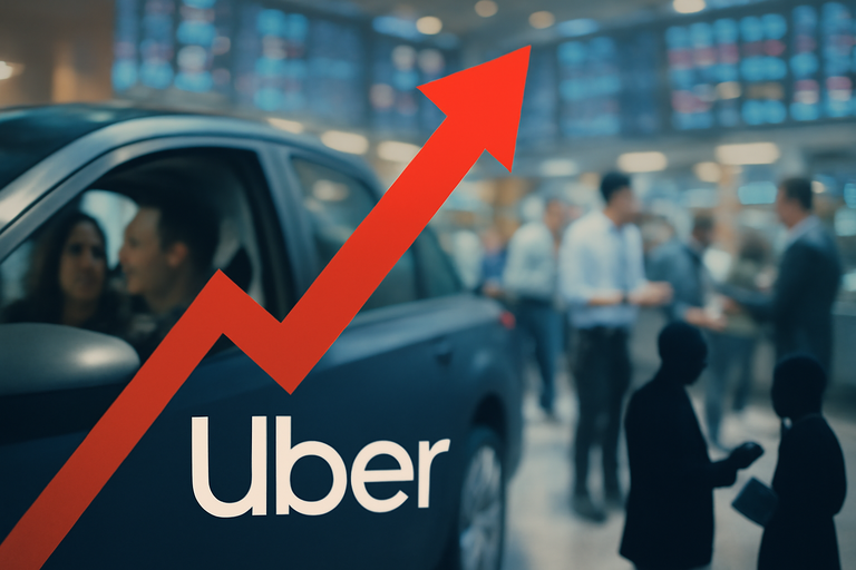 Uber近期表現出色，股價上漲引發投資人關注