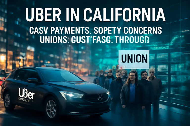 【美股動態】Uber加州駕駛可組工會，現金收費惹議