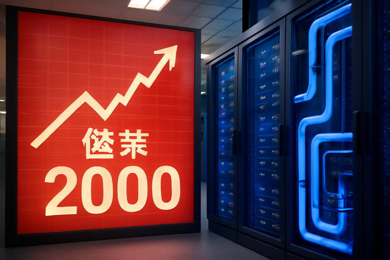 健策股價強勢漲停，站上2000元創新高