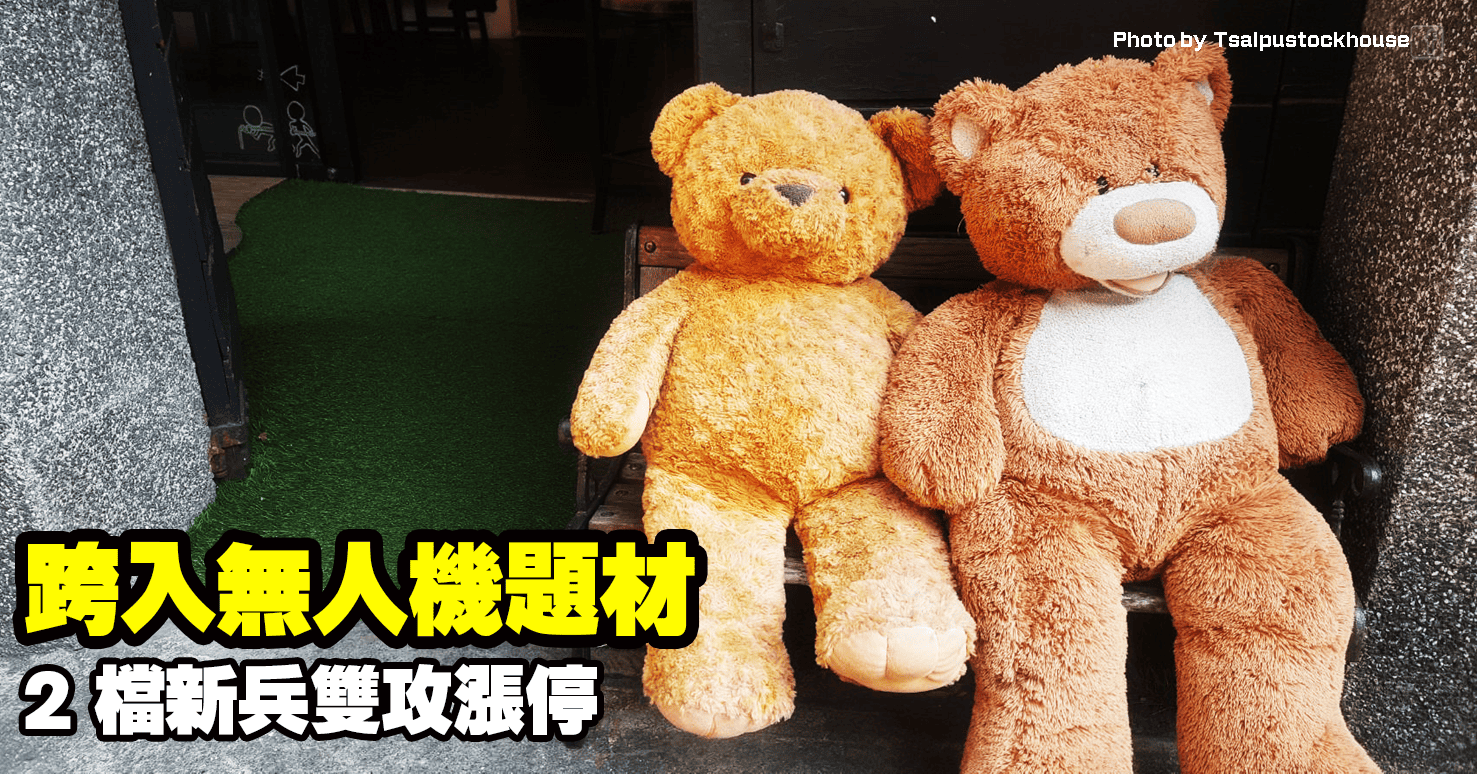 跨入無人機題材,2 檔新兵雙攻漲停