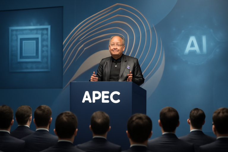 輝達CEO黃仁勳將出席APEC峰會，推動美韓晶片合作