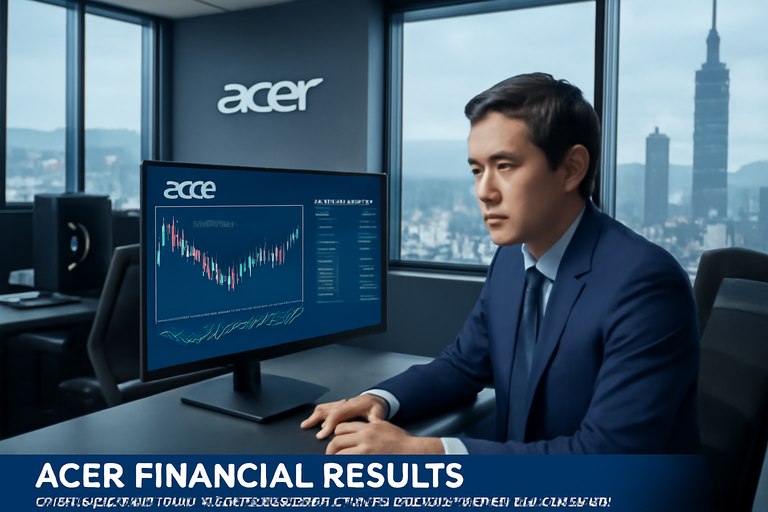 宏碁最新8月營收公布，受匯率影響年減4.5％，達218.04億元