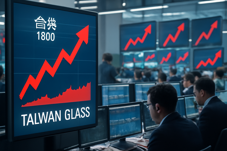 台玻遭外資賣超28,058張,股價卻大漲9.52%