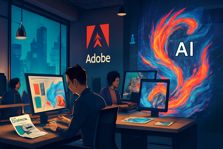 【美股動態】Adobe股價上漲AI需求推動業績成長