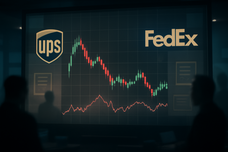 華爾街分析師對UPS和FedEx持謹慎態度，股價面臨挑戰
