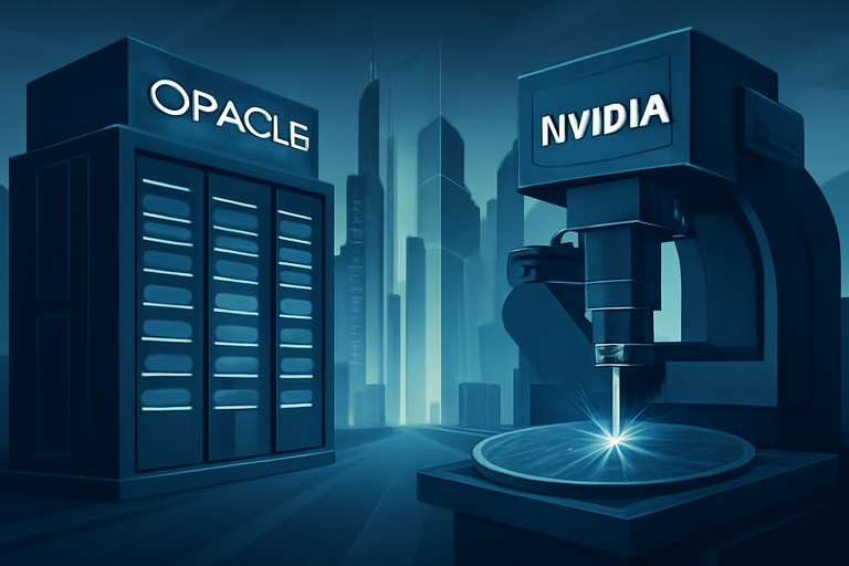 輝達(NVDA)與甲骨文(ORCL)在AI領域的競爭加劇