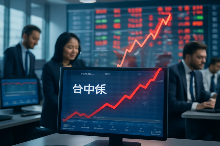 台中銀單日漲幅2.72%,近日股價表現亮眼
