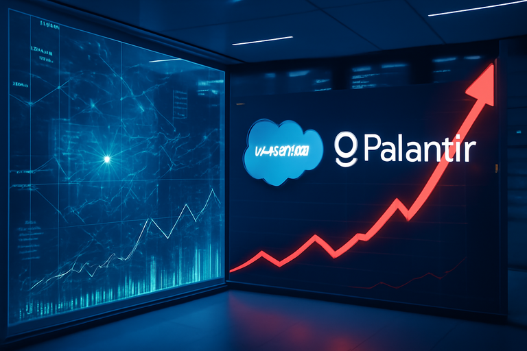 Salesforce執行長對Palantir的成長潛力感到振奮,但價格高昂