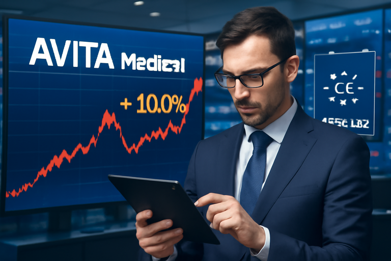 Avita Medical獲得RECELL GO歐盟CE認證，股價飆升10％