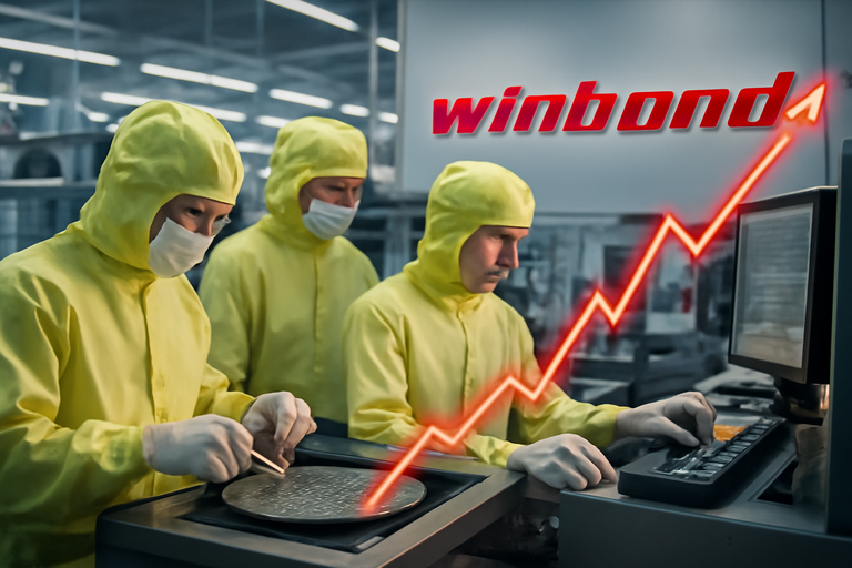 華邦電近日外資買超39,601張,成為台股人氣股之一!