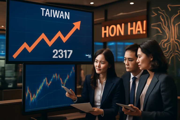 鴻海近日受外資青睞，買超累計超過18萬張