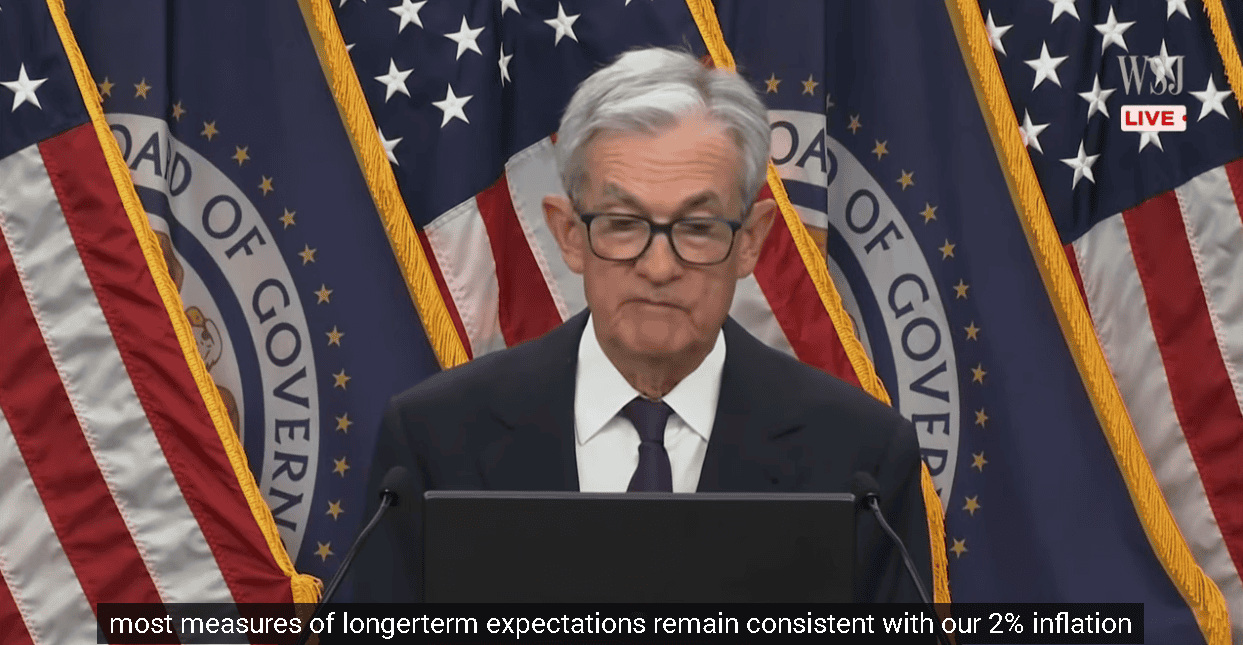 【匯金油整理】鮑爾：「本次可視為預防性降息。」