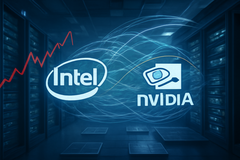 Intel與輝達合作，股價飆升引發ETF市場震動