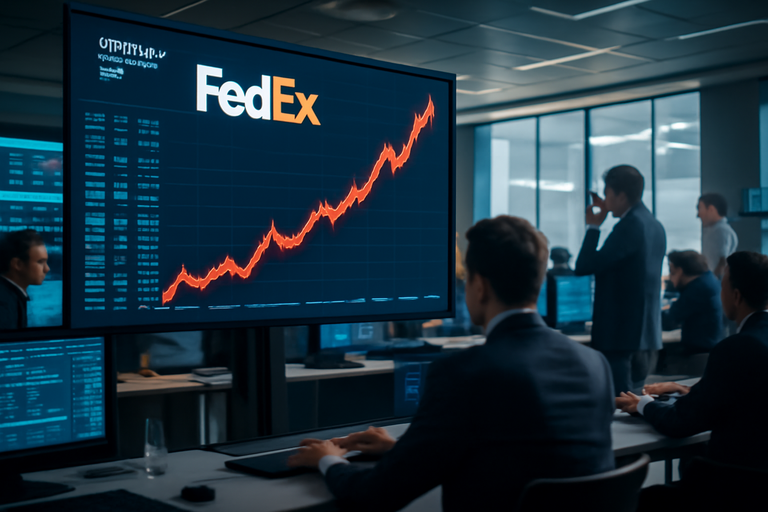 FedEx財報超預期,股價盤後上漲4.35%