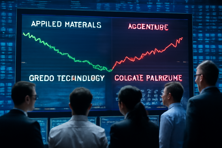 應用材料和Credo Technology被降評,Accenture和高露潔棕欖獲升評