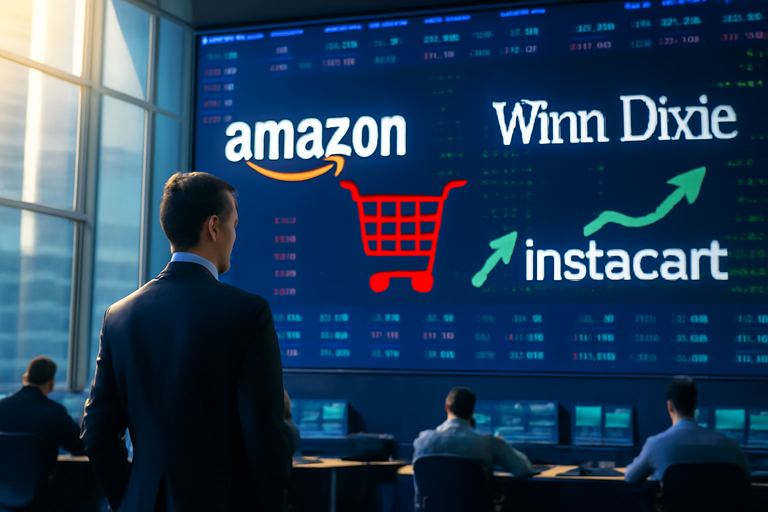 Amazon與Winn Dixie合作,Instacart股價受壓