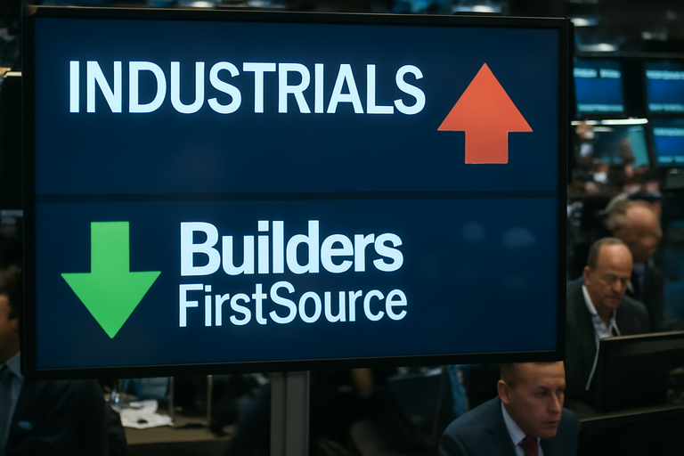 Caterpillar本週領漲工業類股,Builders FirstSource持續下跌