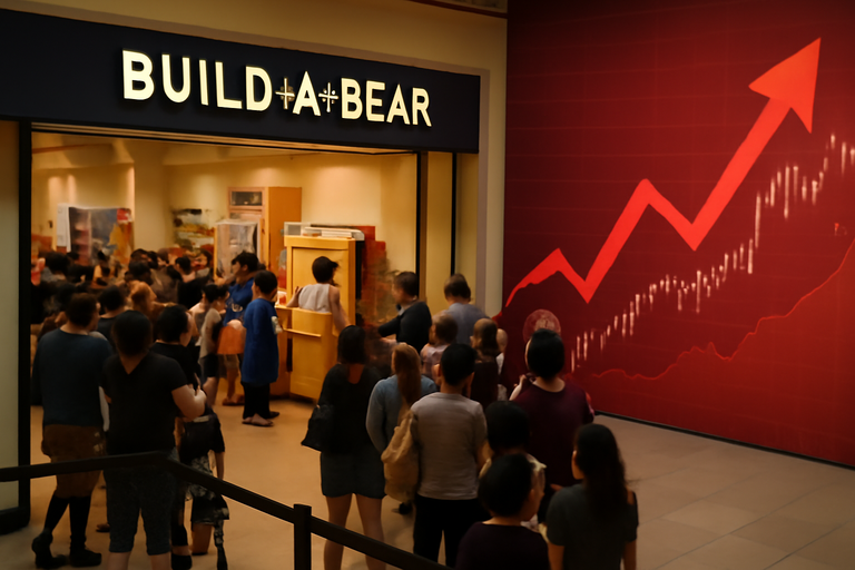 Build-A-Bear股票持續上漲,逆勢成長引人注目