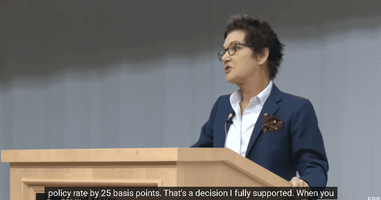 【匯金油整理】戴利：「未來可能進一步調整政策。」