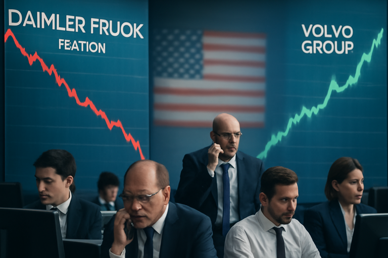 川普宣布卡車關稅，Daimler Truck 和 Traton 股價下跌