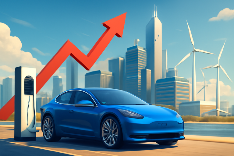特斯拉(TSLA)股價飆升，AI潛力引發投資人熱情
