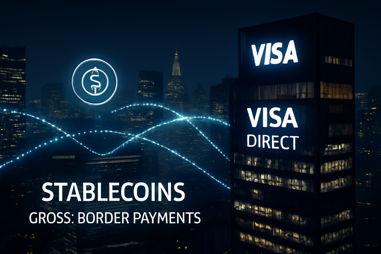【美股動態】Visa穩定幣賭注點火跨境支付新秩序