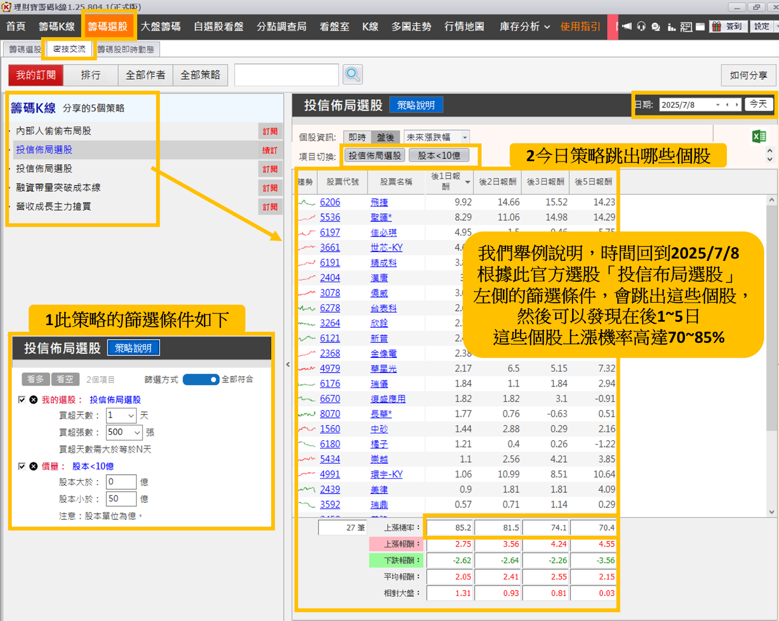 【籌碼K線PC版教學】三大必學功能，精準掌握主力動向！